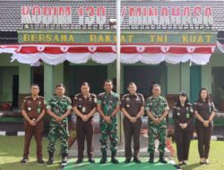 Aspidmil Kejati Sulawesi Utara Lakukan Kunjungan Kerja Silahturahmi ke Kodim 1302 Minahasa